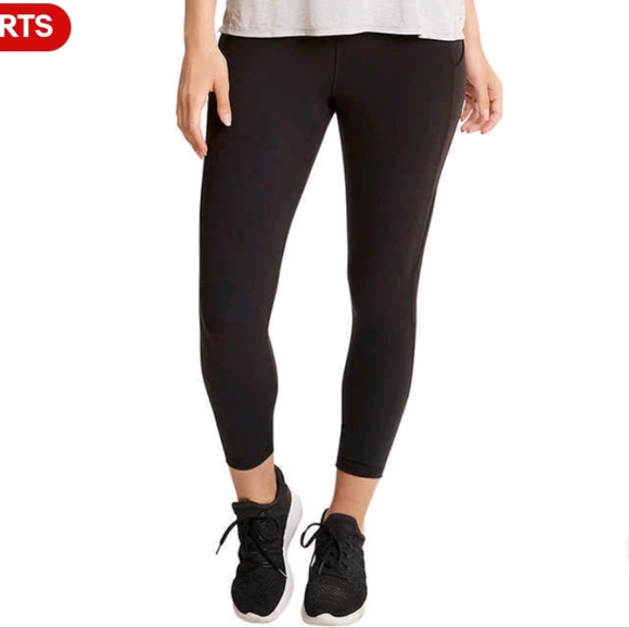 NWT Danskin Ladies' Interlock Legging With Pockets Black XXL - Picture 1 of 4